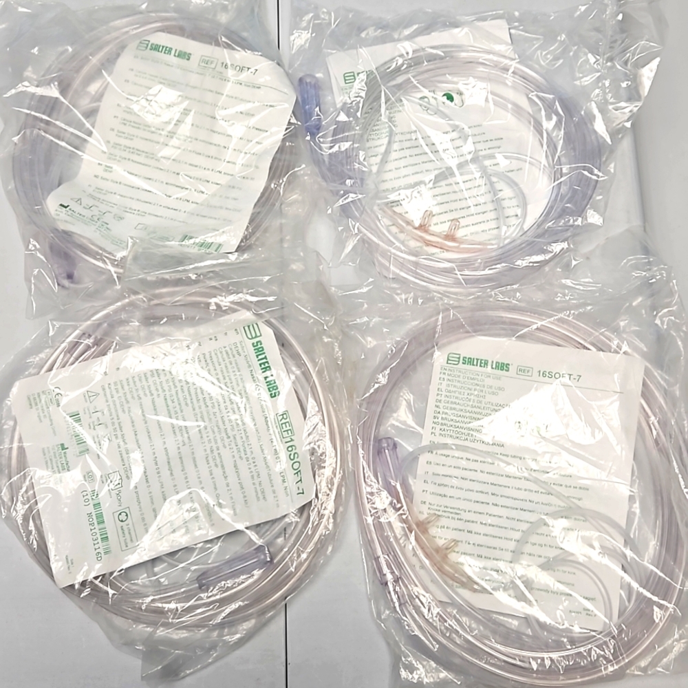 Lot of 15- 7ft Soft Nasal Canulas.New Individually Packaged!!